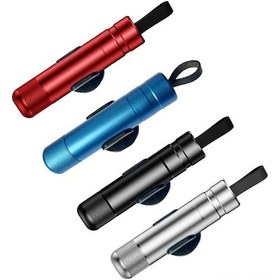 Resim Dancemonkey Acil Durumlar İçin 2 Si 1 Arada Araç Cam Kırıcı Ve Emniyet Kemeri Kesici, Taşınabilir Mavi Mavi 