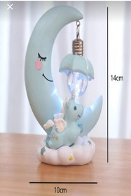 Resim Home Ay Şekilli Led Gece Lambası, 14 cm 
