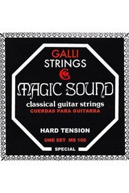 Resim Hype Store Galli MS-100 Klasik Gitar Teli Hard Tens Galli Strings Tel 