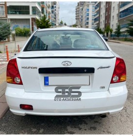 Resim Hyundai Accent Admira Milenyum Bagaj Üstü Spoiler Piano Black Bagaj Üstü Spoyler 