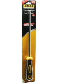 Resim 8 İnç Yuvarlak Metal Eğe Törpü Plastik Saplı 4887 