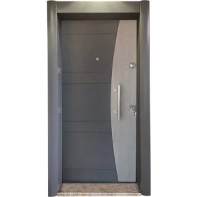 Resim Tezwood TEZ1597 Statik Kasa Düz Model Çelik Kapı Sağ Açılım 