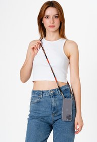 Resim Hippi Strong El Örgüsü Telefon Ve Çanta Askısı 