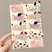 Resim 5'li/10'lü Sevimli Parti Şapkalı Köpek & Kedi Saç Tokaları - Renkli Ördek Gagalı Klipsler, Kaymaz Tutuşlu Yan Saç Stili, Evcil Hayvan Severler İçin Hediye, Hafif Tasarım, Evcil Hayvan Aksesuarları 
