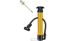 Resim Streak Bisiklet Pompası Ergonomik Tasarım ile Hızlı Şişirme Gold Renk 200 mm Boyutunda 