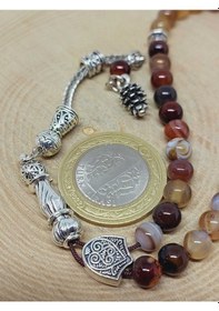 Resim Yasamtohumu Akik Taşı 33lük Tesbih 6mm 17306 Çok Renkli 