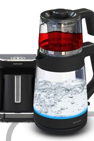 Resim GoldMaster Siyah Profesyonel Elektrikli Mutfak Çeyiz Seti 2 Li Evlilik Paketi 