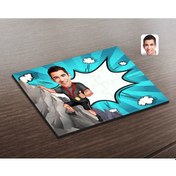 Resim Kişiye Özel Erkek Dağcı Karikatürlü Ahşap Puzzle-1 