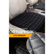 Resim TeknoClub Premium Cepli Koltuk Minderi Tek Adet-Siyah 