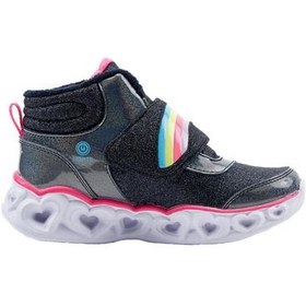 Resim Skechers Heart Lights Kız Çocuk Bot 