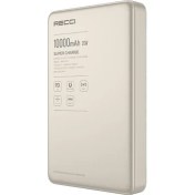 Resim Recci RPB-W36 Ultra Ince Pd 20W Hızlı Şarj Özellikli Wireless Powerbank 15W 10000MAH Gold 