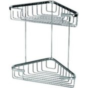 Resim Pirinç Üzeri Paslanmaz Krom 2 Li Krom Köşelik Gri 