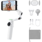 Resim Insta360 Flow 2 Pro Smartphone Gimbal Stabilizer Creator Kit (Gri) 