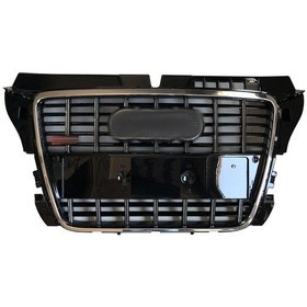 Resim Audi A3 Uyumlu 8p S3 Krom Siyah Panjur 2008-2012 
