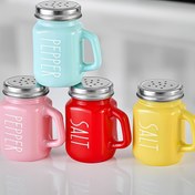 Resim 2 adet Mutfak Serpme Şişesi Biber Şişesi Gözenekli Baharat Şişesi Tuz Kavanozu Küçük Saplı Baharat Kavanozu, Açık Hava Barbekü 