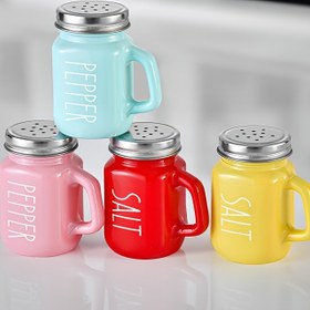 Resim 2 adet Mutfak Serpme Şişesi Biber Şişesi Gözenekli Baharat Şişesi Tuz Kavanozu Küçük Saplı Baharat Kavanozu, Açık Hava Barbekü 