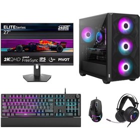 Resim Dragos DRX7713 R5-5600 32 GB 1 TB NVMe 16 GB RTX5060Ti 27" Free Dos Masaüstü Oyuncu Bilgisayarı 