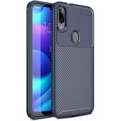 Resim Xiaomi Mi Play Kılıf Legion Series Lacivert Microsonic