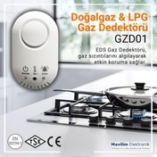 Resim GZD01 Dogalgaz ve LPG Gaz Dedektörü (12V) İgdaş ve Gazmer Onaylı 