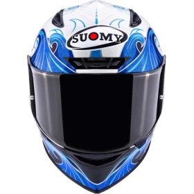 Resim SUOMY TRACK-1 KASK WAVES BEYAZ 