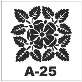 Resim A-25 Artebella Stencil 20X20 CM 