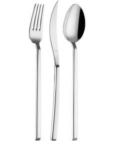 Resim Aryıldız Vento Sandıklı 89 Parça Çatal Kaşık Bıçak Takımı Gümüş 