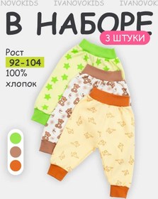 Resim Ivanovo Kıds Yenidoğan Pantolonu Seti 3 Parç 341617283 Yeşil 