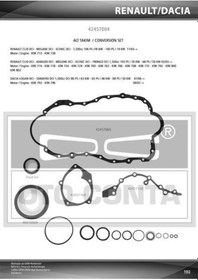 Resim OTO CONTA 42457004S MOTOR TAKIM CONTA ALT CLIO KANGOO MEGANE LOGA 
