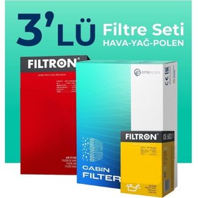 Resim Filtron Seat Toledo 1.2 Tsı Filtre Bakım Seti (2011-2016) 3 Lü Polen Ithal 
