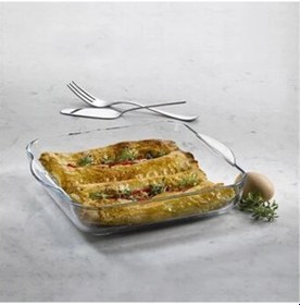 Resim Paşabahçe Silikon Kapaklı Kare Borcam Tepsi 59034 