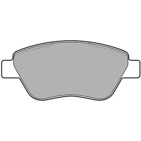 Resim DELPHI LP1899 Fren Balatası Ön Fıssız Albea 1.3 Doblo 01- Panda 03- / Corsa E 14- Corsa D 06- Adam 13- 