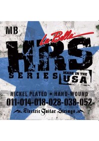 Resim La Bella Hrs-Mb Nickel Rounds Medium Blues Takım Tel Elektro Gita 