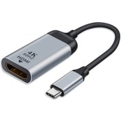 Resim Ally 4K Hdmı To Type-C Dönüştürücü Adaptör 60Hz 20Cm-Gümüş (119841689) 