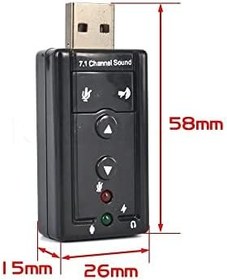 Resim Dark Dk-Ac-Usc71 Usb 2.0, 2.0 7.1 Kanal Çıkış 