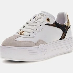 Resim Guess Swole Deri Kadın Sneaker Ayakkabı Flpswoele12 Beyaz 