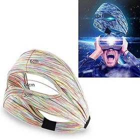 Resim Hayaww Oculus Quest 2 için VR Göz Maskesi, VR Yüz Terleme Önleyici Saç Bantları, Elastik Kayışlı VR Yüz Kapağı, Oculus Go HTC Vive PS VR (A) için Nefes Alabilir ve Yıkanabilir Maskeler 