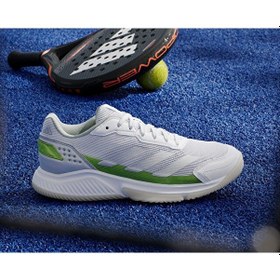 Resim Adidas Courtquick Padel W Unisex Tenis Ayakkabısı Jp7229 Beyaz Beyaz 
