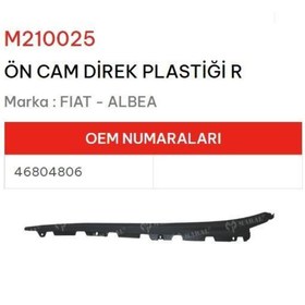 Resim Genel Markalar Cam Dırek Dış Bakalıtı Ön Sağ Albea Palıo 