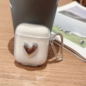 Resim UnDePlus Airpods 3. Nesil ile uyumlu Kılıf Kalp Leopar Taş Kiraz Desenli Fiyok Tutmalı Kılıflar 