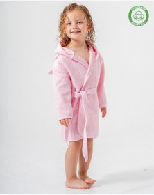 Resim Kedicik Bornoz Pembe 