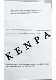 Resim İş Sağlığı Ve Güvenliğine Tespit Öneri Defteri Ciltli Numaralı 