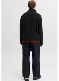 Resim Jack & Jones Jjalpes Erkek Sweatshirt SIYAH 