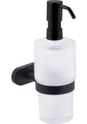 Resim Pure Paris Sıvı Sabunluk Camlı Siyah Kmr-7002 