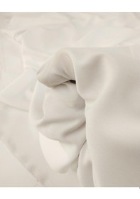 Resim Beyaz Renkte Krep Şifon Kumaş En: 145 Cm-10095 10 