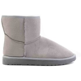 Resim Bambi Gri Süet Kadın Bot & Bootie K02635510102 