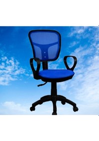 Resim Bengimobilya Çalışma Koltuğu Arkası File Mavi Ortopedik Oturum Itinalı Paket 