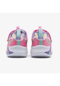 Resim Skechers Unicorn Chaser Magic Kids Light Sneaker Cırt Cırtlı Işıklı Çocuk Ayakkabısı Pembe Pembe 