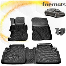 Resim Honda Civic 3D Paspas Havuzlu Siyah 2007-2011 Arası 4 Prç N11.30647 