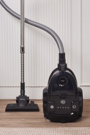 Resim Karaca Vantuz Action Force X10 2 Lt Toz Torbasız Hazneli Elektrikli Süpürge Black 899 W 