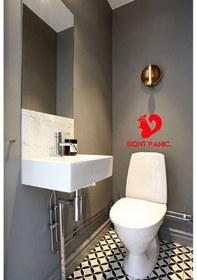 Resim Banyo Sticker-wc Sticker-ev Duvar Sticker-5 Renkli 
